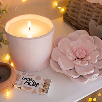 Sculpd Peony Rose Candle Making Kit